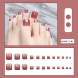 Lianfudai Beauty Jelly Glue Short Fake Patch Nail Art