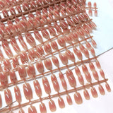 Lianfudai Code Tip Blush Gradient Prefabricated Wearing Short Long Nail Art