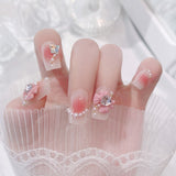 Lianfudai Armor High-grade Summer Finished Beauty Short Patch White Nail Art