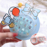 Lianfudai Children's Bracelet Ring Cartoon Combination Toy Beaded Nail Art