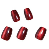 Lianfudai Cat's Red Wear Beauty Flash Feeling Short Gentle Nail Art