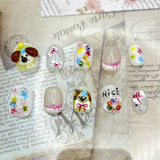 Lianfudai Classy Glamorous New Finished Tip Handmade Nail Art