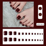 Lianfudai Beauty Jelly Glue Short Fake Patch Nail Art