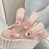 Lianfudai Cat's Advanced Polka Dot Dopamine Cute Nail Art