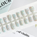 Lianfudai Aurora Jellyfish Cat Wear Handmade Prefabricated Film Full Size Nail Art