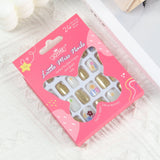 Lianfudai Children's Cartoon Wear Cute Pieces Adhesive Glitter Nail Art