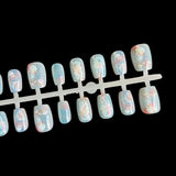 Lianfudai Aurora Jellyfish Cat Wear Handmade Prefabricated Film Full Size Nail Art