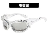 cool sunglasses Y2g Personalized Hip Hop Sunglasses New Sports All-Match Sunglasses Party Sunglasses Fashion