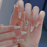 Lianfudai Beauty Handmade Wear Barlow Pearl Wedding Nail Art