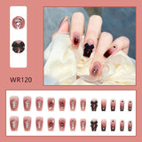 Lianfudai Blooming Gradient Piece Removable Finished Wear Nail Art