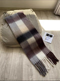 2000s fashion Autumn and Winter New Maillard Cashmere-like Plaid Scarf Women's Winter High-Grade Versatile Shawl Thickened Warm Scarf