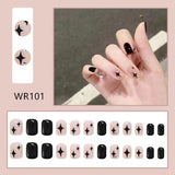 Lianfudai Blooming Gradient Piece Removable Finished Wear Nail Art