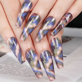 Lianfudai Blooming Bronzing Wear Light Luxury Glitter Nail Art