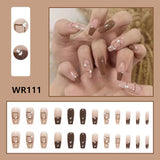 Lianfudai Blooming Gradient Piece Removable Finished Wear Nail Art