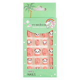 Lianfudai Children's Fake Nails Pieces Boxed Wear Armor Nail Art