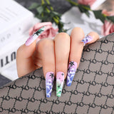 Lianfudai Ballet Summer White Cloud Coconut Tree Nail Art