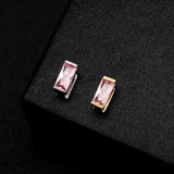 Lianfudai Trend Single Vertical Bar Hip Hop Grillz Cz Stone Gold Silver Color Grills Dental Mouth Punk Teeth Caps Jewelry