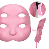 Lianfudai Melanie Martinez Portals Mask Cosplay Props DIY Pink MASK Halloween Party Accessory