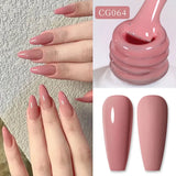 Lianfudai Sweet Spring Summer Color Gel Nail Polish 10ml Light Pink Green Yellow Long Lasting Varnis Semi Permanent For Nails