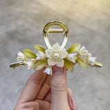 Lianfudai The New refined super fairy Lily of the Valley  Shark Clip Hair Claw Clips For Women Headwear Hairpins Claw Clip Shark Clip