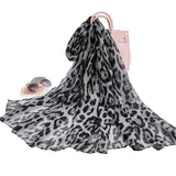 Lianfudai A fashionable voile leopard print soft thin women's scarf shawl