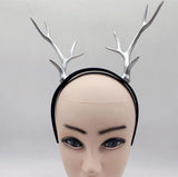 Lianfudai 1pc Christmas Headband Christmas Antler Hair Hoop Deer Reindeer Antlers Hair Bands Christmas Hair Hoop Party Cosplay Costume