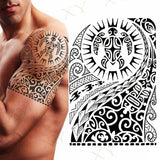 Lianfudai Black Raven Temporary Waterproof Tattoos Sticker Harajuku Henna Tattoo Women  Animal Tattoo Crow Temporary Tatoo Men Hb850