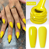 Lianfudai Sweet Spring Summer Color Gel Nail Polish 10ml Light Pink Green Yellow Long Lasting Varnis Semi Permanent For Nails