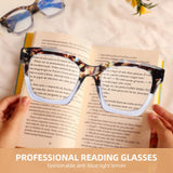 Lianfudai Anti-Blue Light Reading Glasses Good Quality Prescription Glasses For Women Fashion Square Reading Computer Eyeglasses