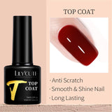 Lianfudai 7ml Metallic Gel Nail Polish Red Chrome Effect Soak Off UV Gel Varnish Semi Permanent Nail Art Manicure Base Top Coat