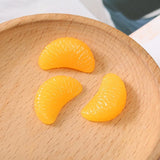 Lianfudai 1/5pcs Cute Simulation Tangerine Hair Clips Grip Girl Creative Bobby Pin Fashion Mini Cartoon Orange Brooch Headwear Accessories