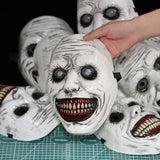 Lianfudai Horror The Exorcist Smiling Face Demon Mask Cosplay Evil Creepy Ghost Skull Plastic Masks Halloween Carnival Party Costume Props