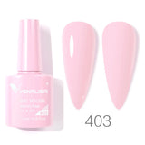 Lianfudai Venalisa Nail Gel Polish Jelly Color HEMA FREE Nude Pink Semi Permanent Soak Off UVLED Gel Nail Polish Sparkle Gel Varnish