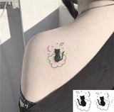 Lianfudai Waterproof Temporary Tattoo Sticker Cat Fox Animal Fake Tatto Flash Tatoo Neck Hand Back Foot Shoulder for Kids Women Men