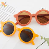 Lianfudai 12 Colors Fashion Cute Round Frame Sunglasses UV400 For Kids Baby Boys Girls Children Lovely Sun Glasses Sun Shade Eyewear