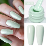 Lianfudai Sweet Spring Summer Color Gel Nail Polish 10ml Light Pink Green Yellow Long Lasting Varnis Semi Permanent For Nails