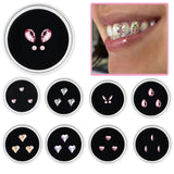 Lianfudai Dental Teeth Gems Tooth Jewelry Crystal Decoration Strass Dentaire Fashion Cute Charming Tooth Ornaments Acrylic