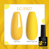 Lianfudai 7ML Gold Mirror Effect Metallic Gel Nail Polish Super Bright Chrome French Style Semi Permanent Soak Off Nail Varnish