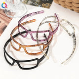 Lianfudai Creativity Glasses Headband Personalized PC Hair Band For Washing Face And Binding Hair Anti-slip Hair Accessories