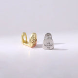 Lianfudai Hip Hop Teeth Grillz Gold Plated Dental Grills Rock Tooth Grillz Caps Crystal Teeth Caps Halloween Vampire Tooth