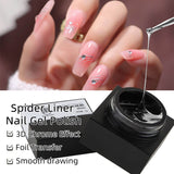 Lianfudai Semi-solid Drawing Gel Glue Magic Mirror Powder Spider Liner Nail Gel Polish Lamp Gel Lacquers Adhensive Glue Gel Manicures