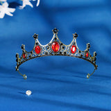 Lianfudai Silver Crystal Metal Crown Fashion Bridal Wedding Headpieces Tiaras Banquet Holidays Party Jewelry Accessories Bridesmaid Gifts