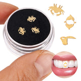 Lianfudai 3pcs/box Dental Tooth Gems Dental Metal Teeth Gems Jewelry Ornament Diy Tools Constellation Shapes