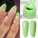 Lianfudai Sweet Spring Summer Color Gel Nail Polish 10ml Light Pink Green Yellow Long Lasting Varnis Semi Permanent For Nails