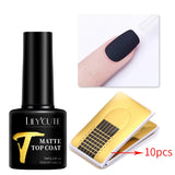 Lianfudai 7ML Gold Foil Quick Extension Gel Nail Polish Nude Purple Nail Flakes Vernis Semi Permanent UV Gel Nail Art Hard Gel