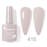 Lianfudai Venalisa Nail Gel Polish Jelly Color HEMA FREE Nude Pink Semi Permanent Soak Off UVLED Gel Nail Polish Sparkle Gel Varnish