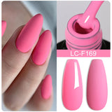 Lianfudai 7ML Jelly Pink Peach Quick Extension Gel Nail Polish Nude Transparent Color Finger Prolong Rubber Base Construction Gel