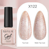 Lianfudai Rose Gold Silver Metallic pull Liner Gel Nail Polish French Super bright Mirror Drawing Graffiti Nail Art Painting Gel