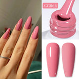 Lianfudai Sweet Spring Summer Color Gel Nail Polish 10ml Light Pink Green Yellow Long Lasting Varnis Semi Permanent For Nails