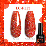 Lianfudai 15ML Quick Nail Extension Gel Glitter Pink Vernis Semi Permanent UV Gel Nail Polish Nail Art Prolong Construction Gel